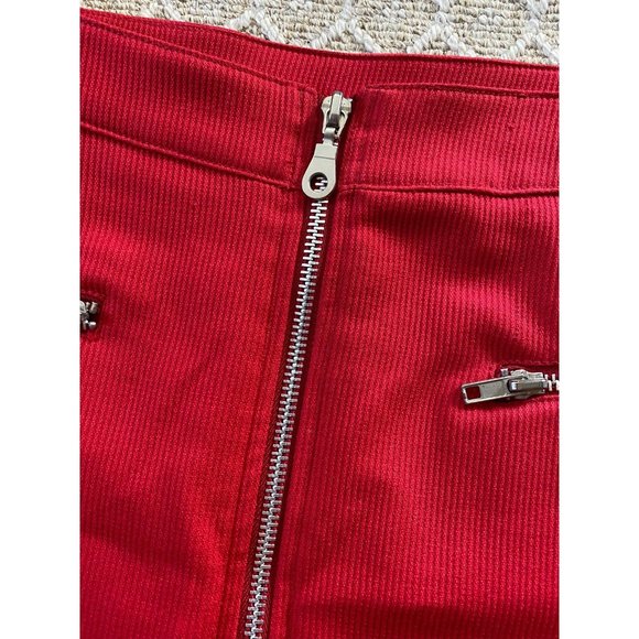 Vintage 90s Red Miniskirt - Picture 2 of 6